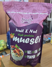Fruit Nut High Protein Oats With Muesli Natural Ingredients 1 kg