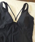 NWT MiracleSuit Amoressa 10 Put a Ring On It Black 1PC Swimsuit Black 134918