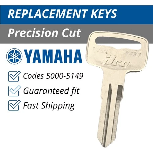 Yamaha Rhino Viking YXZ Wolverine Keys Replacement Key Cut to Code 5000-5149