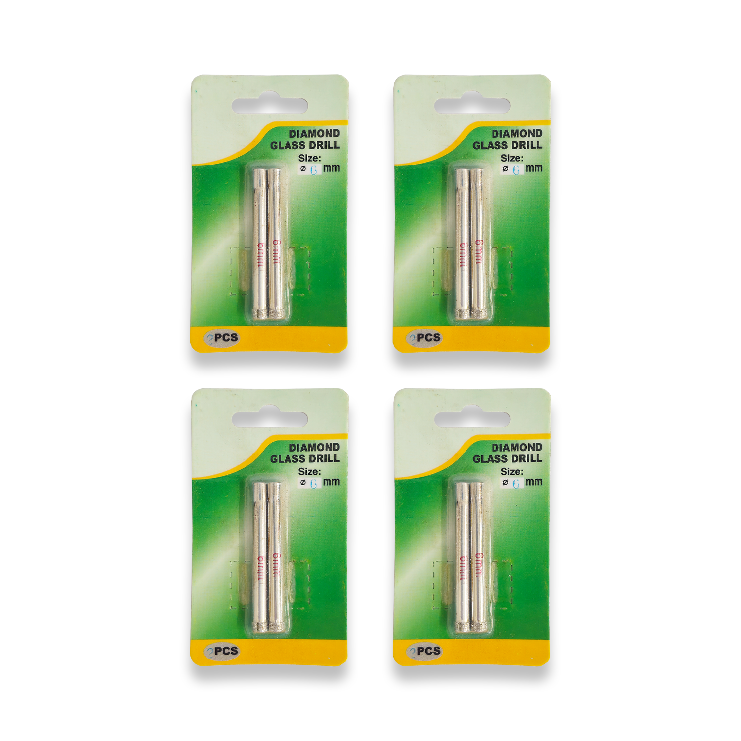 8PC 6MM DIAMOND HOLE SAW DRILL BIT CUTTER FOR GLASS TILE CERAMIC MARBLE