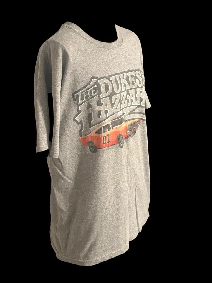 The Dukes Of Hazzard L General Lee T Shirt Mens Large Gray T-Shirt - Image 3 of 4