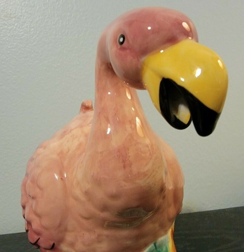 Heather Goldminc Blue Sky Clayworks Flamingo Teapot - Picture 5 of 6