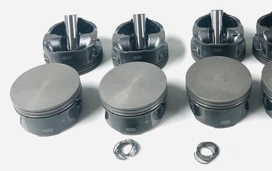 MORESA Hypereutectic FLAT TOP Pistons Set/8 for GM Chevy 6.0L LQ9 FLOAT 030 bore