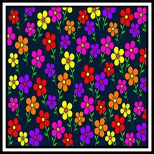 30 Custom Colorful Flower Special Personalized Address Labels