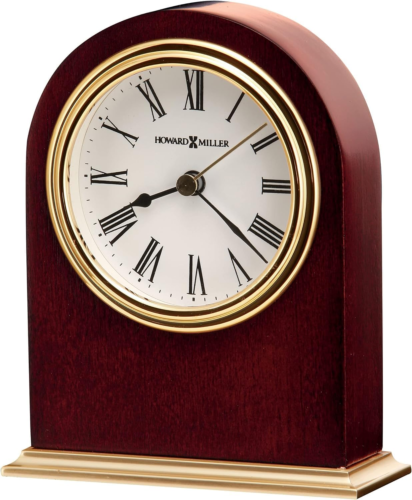 Priest River Table Clock II 549-779 – Modern Arched Shaped Clock II, Low-Gloss R