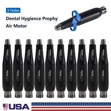 1-10* Dental Hygiene Prophy Handpiece Air Motor 2Holes 4:1 Nose Cone 360°Swivel