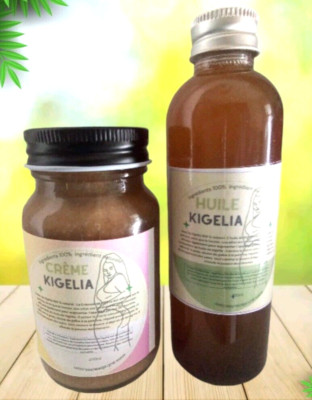 Huile De Kigelia Africana (Bangala) Naturelle 100 Ml - Lot De 2 Flacons - Produit Biologique Français, Anti-âge Et Soin Corporel