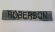 ACU US ARMY Name Tape Patch ROBERSON Military Scorpion Hook Branch.'''