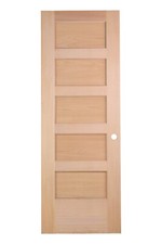 Olde New 5 Pane Mahogany Passage Door 84 x 30