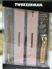 Tweezerman Rose Gold Manicure Set 4218-R New in Box Sealed