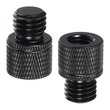 Tripod Screw Adapter 3/8" Female to M12 Male 2 Pcs Tripod Nut Connectors Came...
