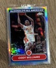 2023 Topps Chrome McDonald's All American Basketball Cody Williams #2K7-4