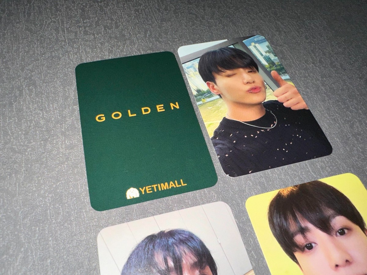 BTS JUNGKOOK GOLDEN ALBUM YETIMALL POB PHOTOCARD FULL SET | eBay