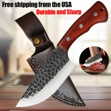 Professional Handmade Forged Kitchen Boning Knife Butcher Cleaver Fruit Knives