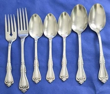 7 pcs W.M. Dalton by Oneida BRIARWOOD Glossy Stainless Flatware Lot Set