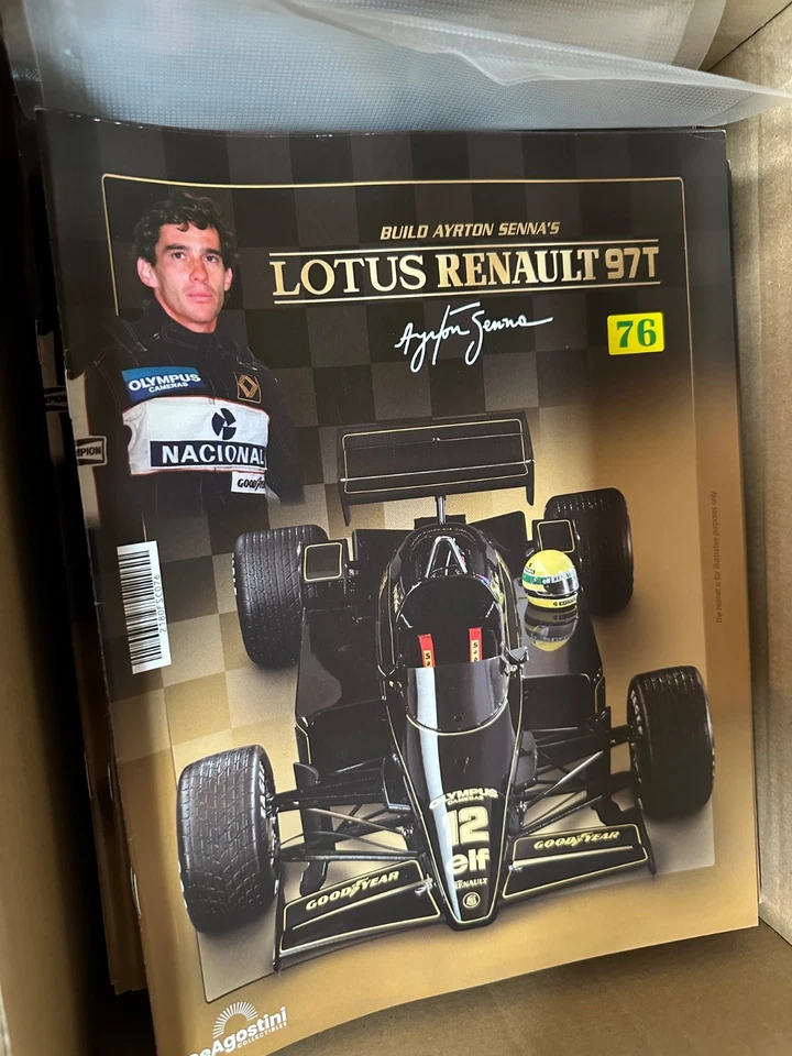 Lotus Renault 97T 1/8 Altaya Ayrton Senna 1-76 Montata - Immagine 2 di 4