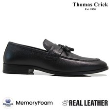 MENS LEATHER TASSELL MOCCASIN LOAFERS SMART CASUAL FORMAL PARTY DRESS WORK SHOES