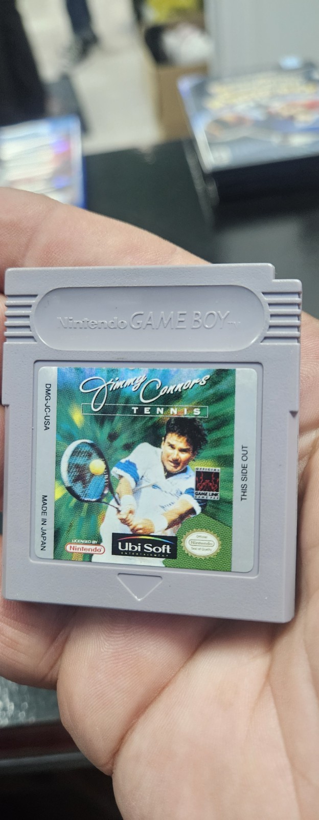 Jimmy Connors Tennis - RARE USA NTSC Label - (Nintendo Game Boy, 1989)