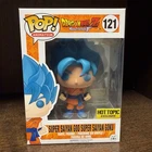 Funko Pop! Dragon Ball Z Super Saiyan God Goku #121 Hot Topic Exclusive