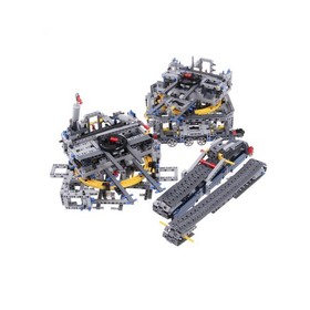 1x Lego Technic Parts Set Car Bucket Wheel Excavator 42055 24121 Grey Incomplete