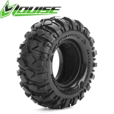 Louise CR-Rowdy 1.0" Crawler Tires Super Soft (2) 1/18 1/24 RC FMS Hobby Plus