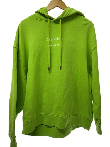 Felpa con cappuccio Acne Studios XS cotone verde US1850 usata