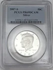 2007-S Kennedy Silver Half Dollar PCGS PR69DCAM