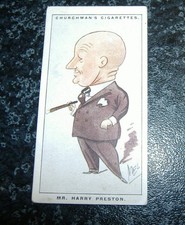 Churchman - Men Of the Moment In Sport No15 - Mr Harry Preston, Boxing