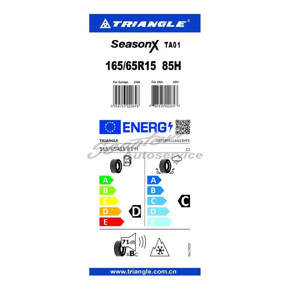 Allwetterreifen Triangle 165/65 R15 85H SeasonX TA-01 3PMSF XL | 45511 - Bild 2 von 4