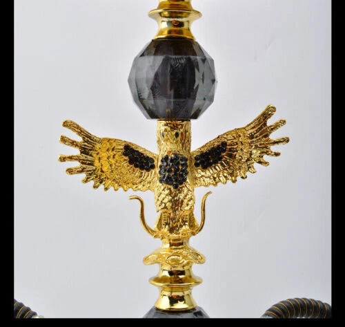 Elegant Fine Large 52cm Shisha Hookah Four Hose Handmade Traditional Gift XMAS - Picture 24 of 55