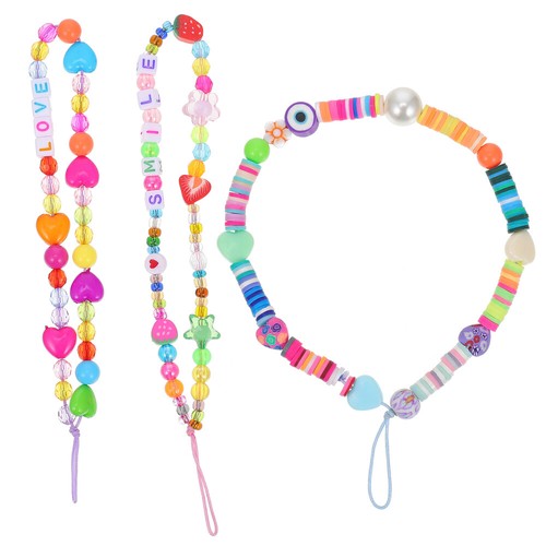 3Pcs Cell Phone Hanging Strap Star Key Strap Cell Phones Chain Phone Strap - Zdjęcie 6 z 12