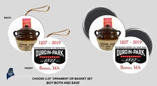 DURGIN PARK Ornament / Magnets - Collectible Vintage Defunct Restaurant Boston