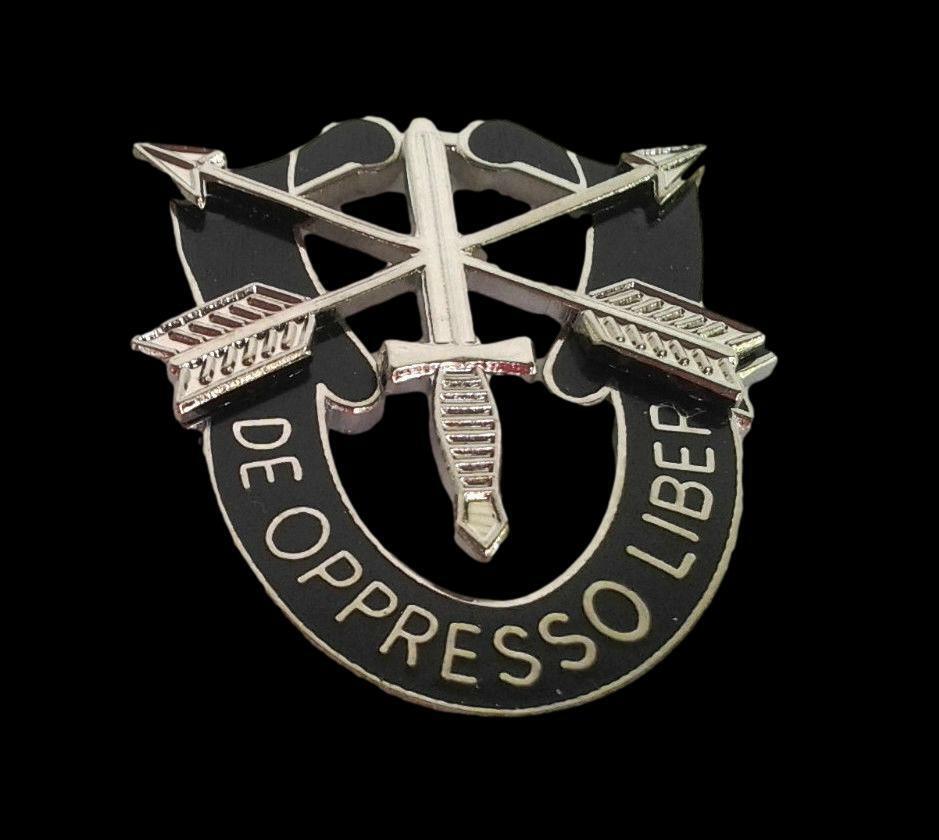 U.S MILITARY ARMY SPECIAL FORCES HAT PIN DE OPPRESSO LIBER FLASH BERET CAP  PIN | eBay
