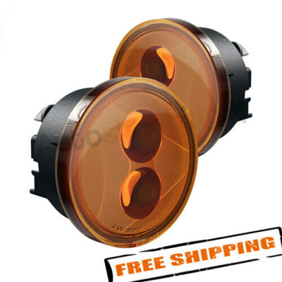 J.W. Speaker 0346483 239 J2 Series 3.5'' Round LED Turn Signals - Amber Lens