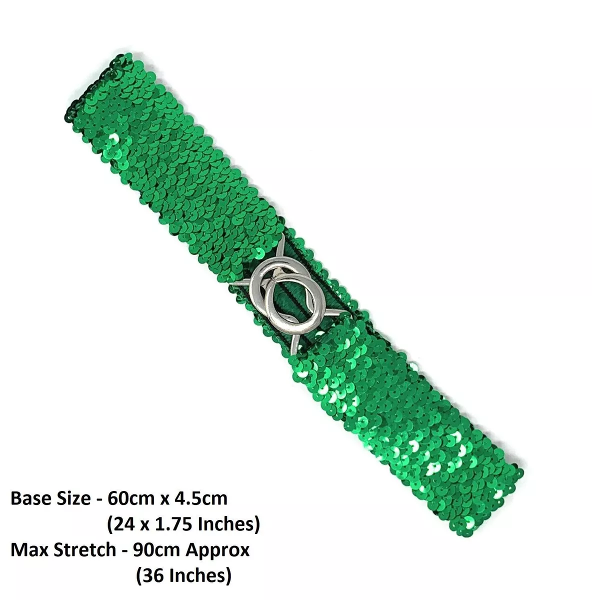 Green shop sequin belt