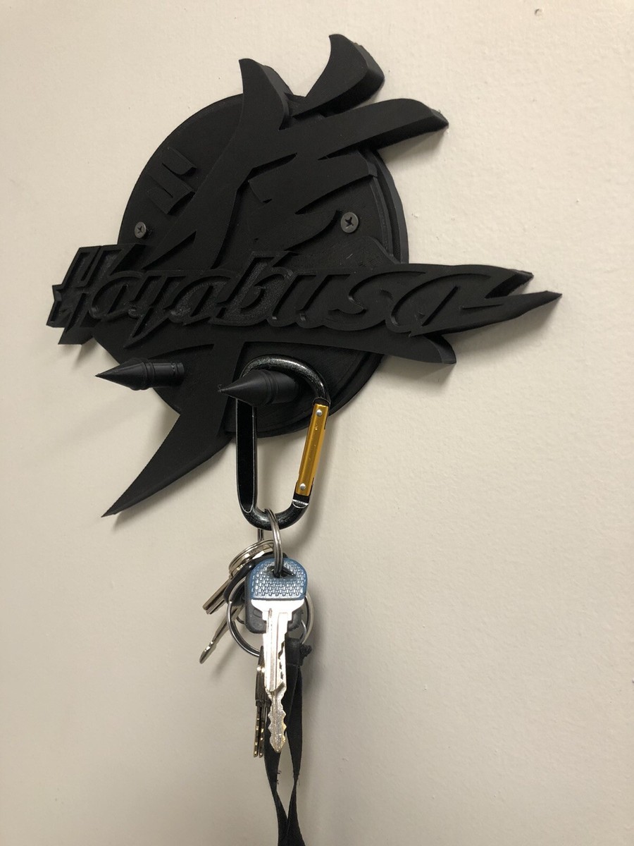 Suzuki Hayabusa 3d Printed Wall Mount Key Holder - Black | eBay