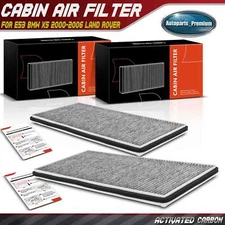 2x New Activated Carbon Cabin Air Filter for E53 BMW X5 Land Rover Range Rover