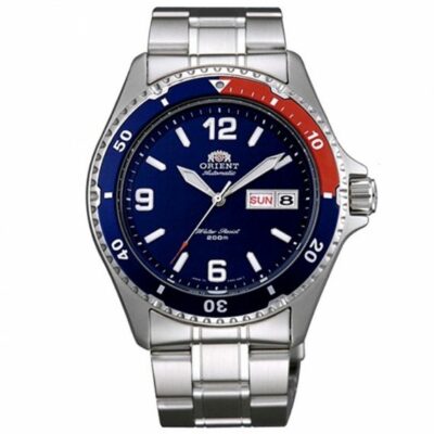 ORIENT Mako II Pepsi 42mm Automatik Herrenuhr Tag+Datum Stahlband FAA02009D3