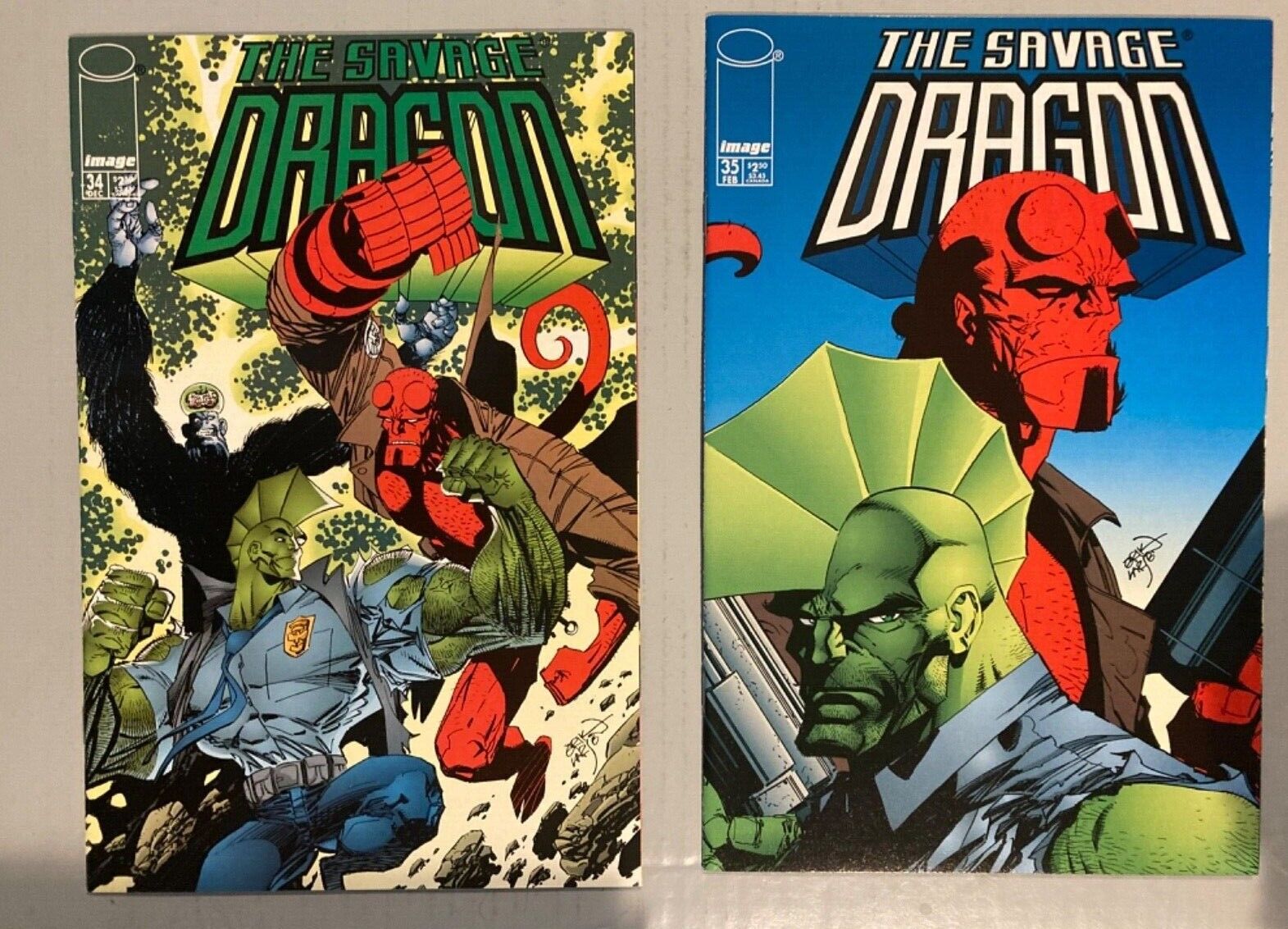 Savage Dragon, Hellboy Brasil