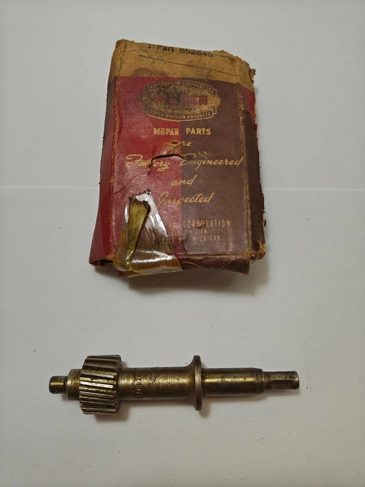 Eixo de engrenagem pinhão 1935-1954 Plymouth Dodge Chrysler Coronet Wayfarer 652845 novo na caixa - Imagem 3 de 4