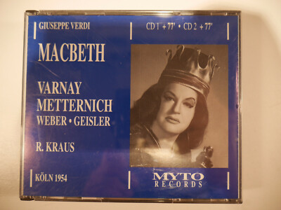 Verdi  Macbeth  Varnay Metternich Weber Geisler Köln Richard Kraus 1954