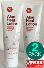 Forever Living Aloe Heat Lotion 118ml ( PACK OF 2 )FREE SHIPPING