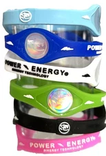 Power Energy Balance© Bands Silicone Wristband Sport Hologram Bracelet Wristband