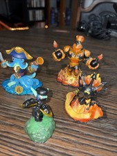 skylanders lot 4: Smolder Dash,wash Buckler,Stealth Elf, Blast Zone