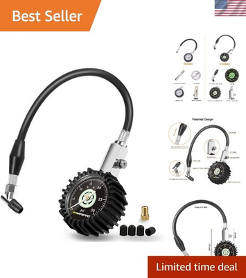 #ad #ad Low Pressure Tire Gauge to 30PSI 2.5” Mechanical Tire Gauge with Flexible Ho... $28.95