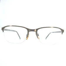 Giorgio Armani 1045 1286 Bronze Metal Semi Rimless Eyeglasses Italy 52-19-140