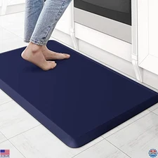 KitchenClouds Anti-Fatigue Mat 17.3"x28" Waterproof Non-Slip Rug for Kitchen &