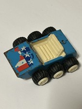 Vintage Buddy L Miniature 6 Wheel Dune Buggy 1970's Small Metal Patriotic ATV