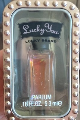 Lucky Brand LUCKY YOU Perfume .18 Oz Parfum Mini Splash 5.3 ml NEW in Box Women