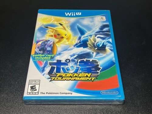Pokken Tournament (Nintendo Wii U) with MewTwo Amiibo Card 🔥Fast Shipping🔥A23